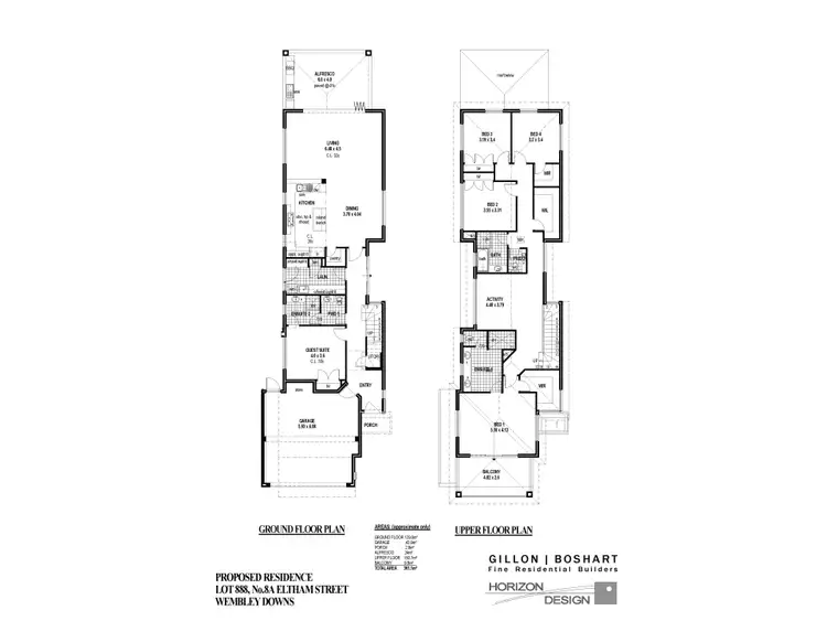 Floorplan of Homely house listing, 8A Eltham Street, Wembley Downs WA 6019