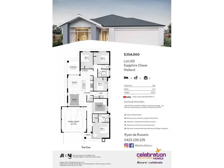 Floorplan of Homely land listing, Lot 156, 164 Sapphire Chase, Wellard WA 6170