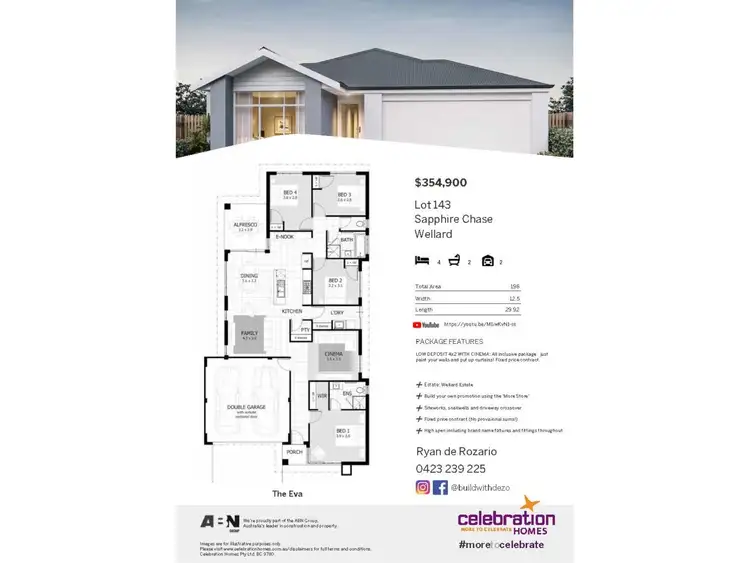 Floorplan of Homely land listing, Lot 143, 133 Sapphire Chase, Wellard WA 6170