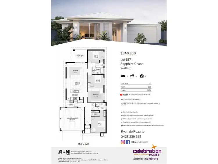 Floorplan of Homely land listing, Lot 157, 162 Sapphire Chase, Wellard WA 6170