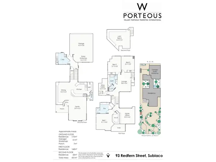 Floorplan of Homely house listing, 93 Redfern Street, Subiaco WA 6008