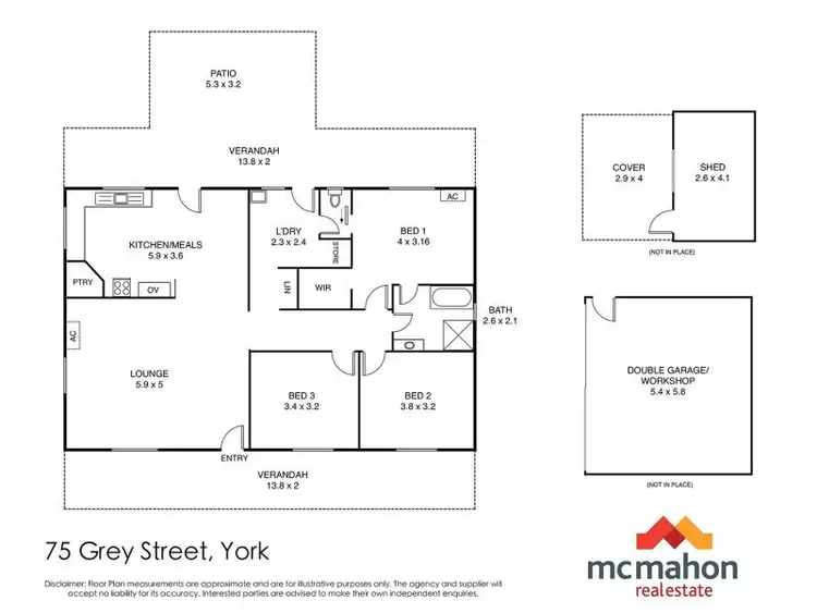 Floorplan of Homely house listing, 75 Grey Street, York WA 6302