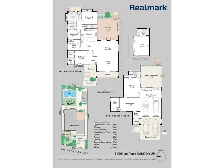 Floorplan of Homely house listing, 8 Phillips Place, Karrinyup WA 6018