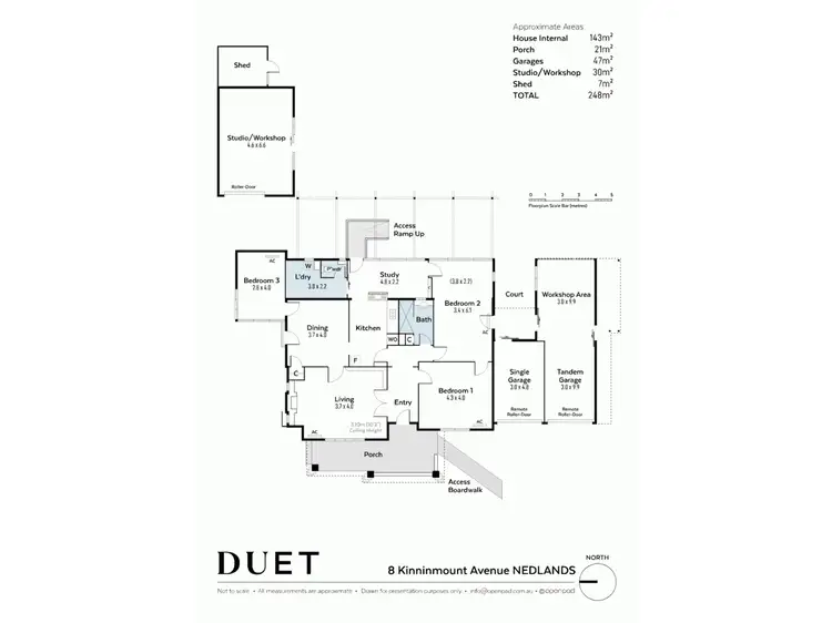 Floorplan of Homely house listing, 8 Kinninmont Avenue, Nedlands WA 6009