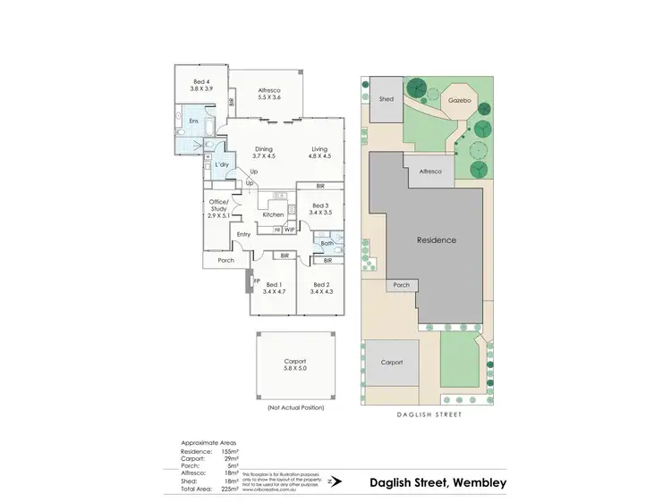 Floorplan of Homely house listing, 183 Daglish Street, Wembley WA 6014