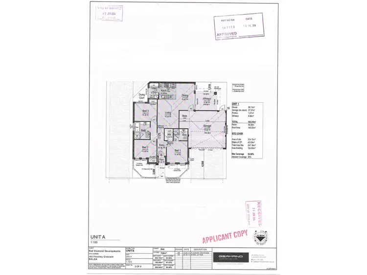 Floorplan of Homely house listing, 105A&B Finchley Crescent, Balga WA 6061