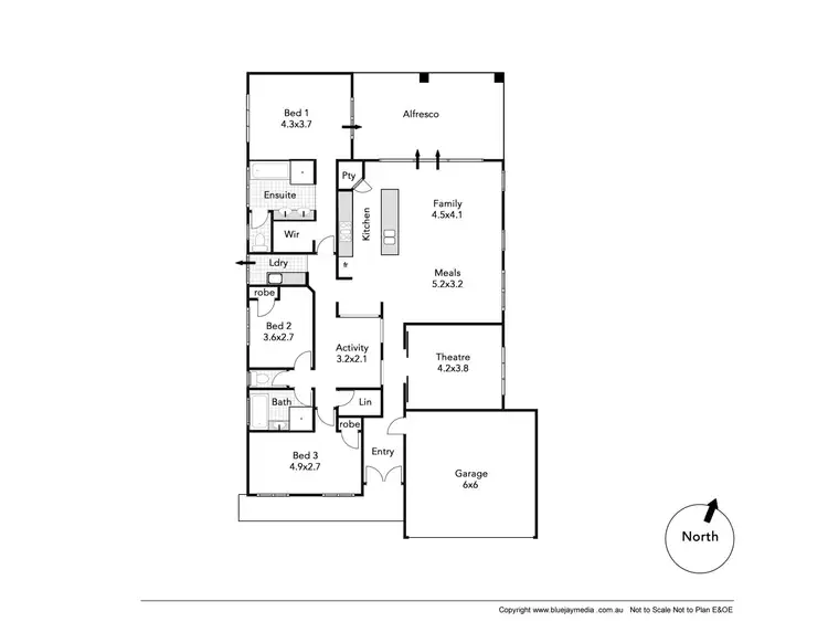 Floorplan of Homely house listing, 21 Harmony Way, Kewdale WA 6105