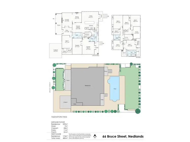Floorplan of Homely house listing, 66 Bruce Street, Nedlands WA 6009