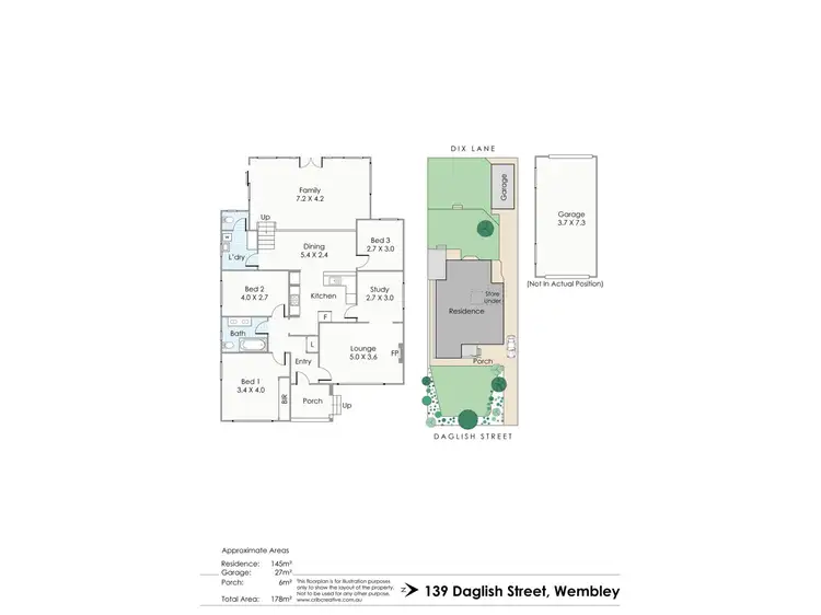 Floorplan of Homely house listing, 139 Daglish Street, Wembley WA 6014