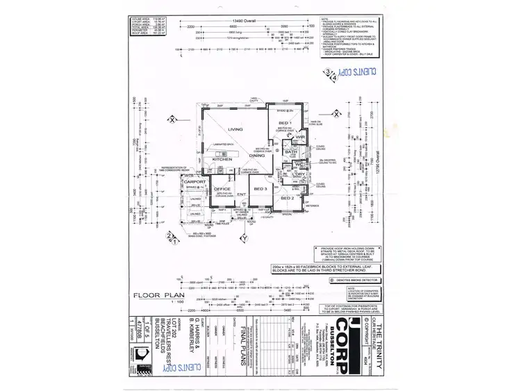 Floorplan of Homely house listing, 5 Travellers Well Street, Broadwater WA 6280