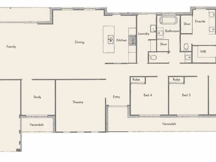 Floorplan of Homely land listing, 103 Beacham Road, West Pinjarra WA 6208