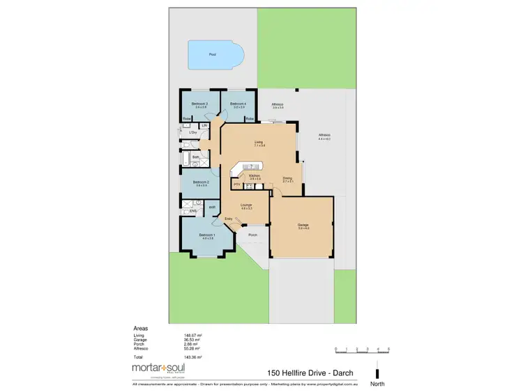 Floorplan of Homely house listing, 150 Hellfire Dr, Darch WA 6065