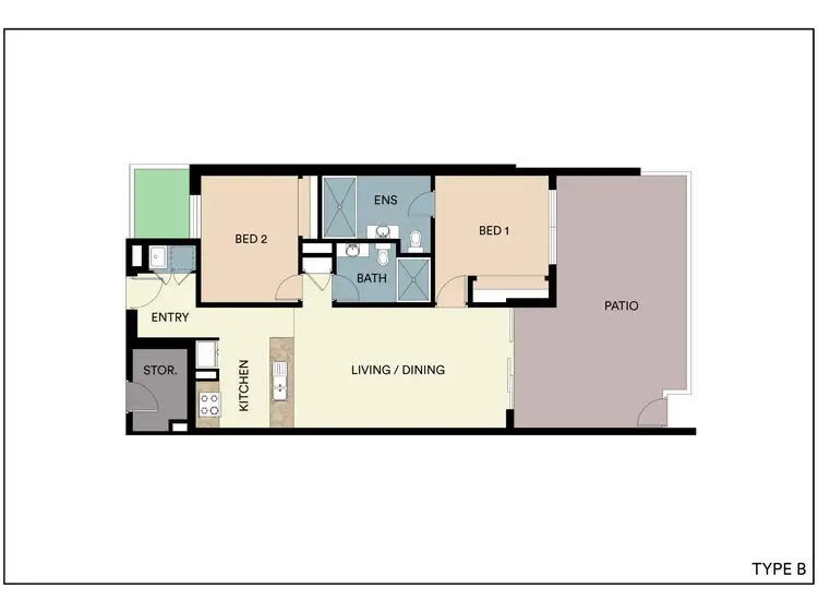 Floorplan of Homely apartment listing, 45/95 Chalgrove Avenue, Rockingham WA 6168