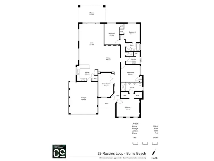 Floorplan of Homely house listing, 29 Raspins Loop, Burns Beach WA 6028
