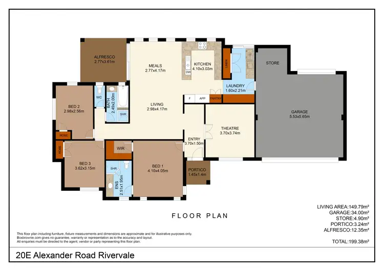 Floorplan of Homely villa listing, E/20 Alexander Road, Rivervale WA 6103