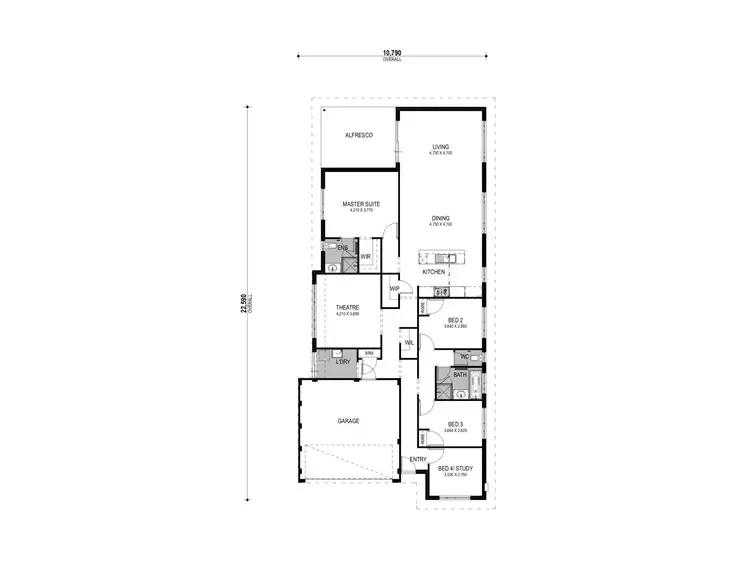 Floorplan of Homely house listing, 8 Gooljak Rise, Lakelands WA 6180