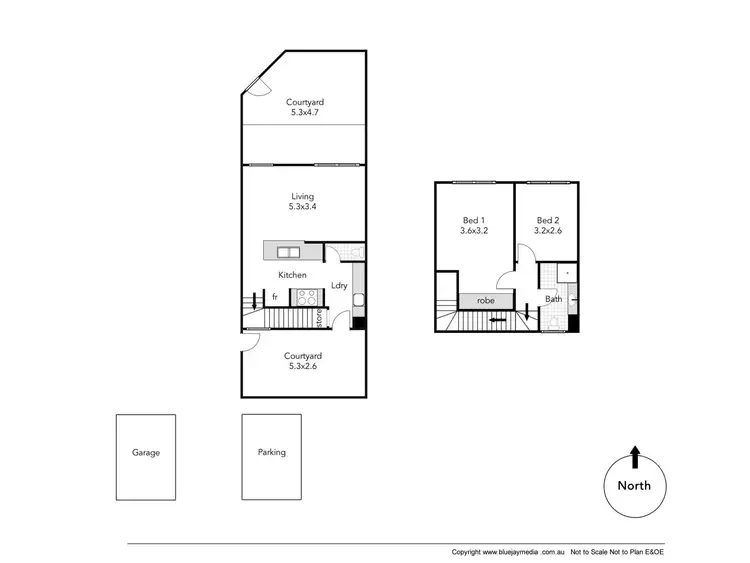 Floorplan of Homely townhouse listing, 12/11-17 Princes Street, Cottesloe WA 6011