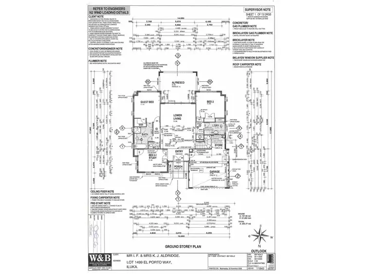 Floorplan of Homely house listing, 1 El Porto Way, Iluka WA 6028