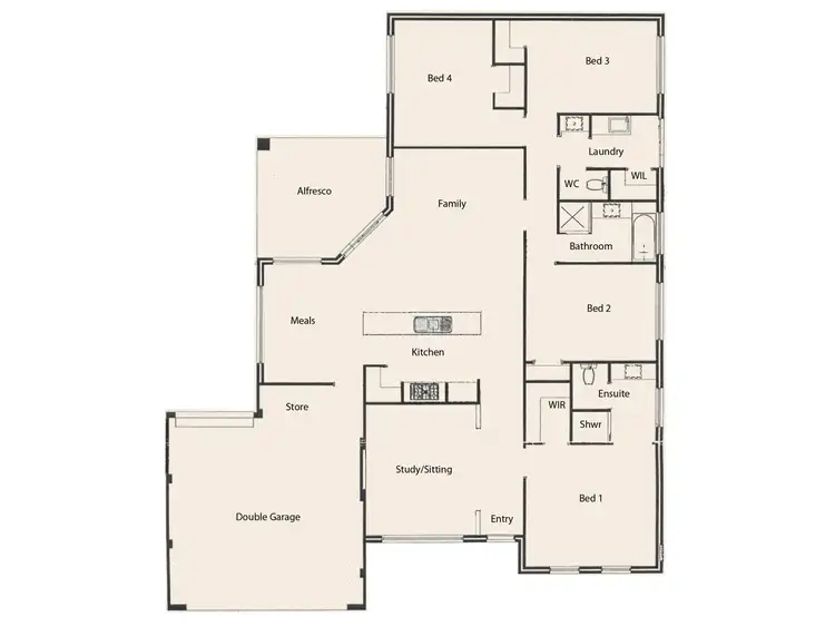 Floorplan of Homely house listing, 5 Ione Place, Falcon WA 6210