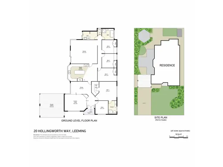 Floorplan of Homely house listing, 20 Hollingsworth Way, Leeming WA 6149