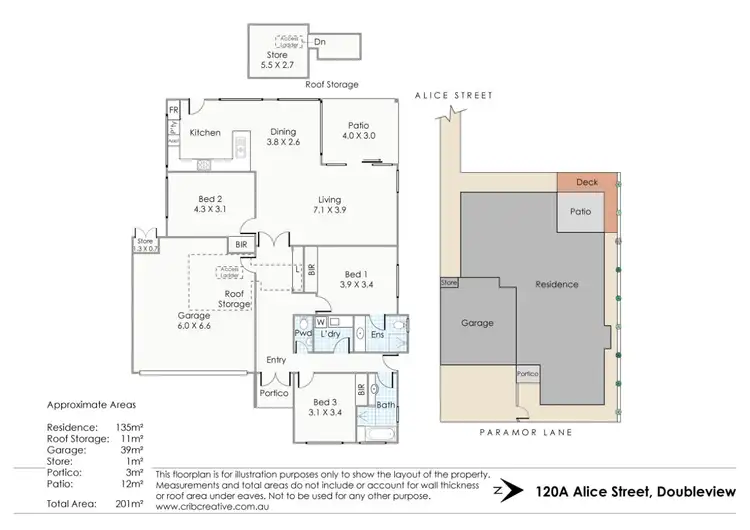 Floorplan of Homely house listing, 120A Alice Street, Doubleview WA 6018