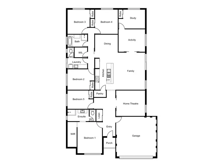 Floorplan of Homely house listing, 8A Absolon Street, Carey Park WA 6230