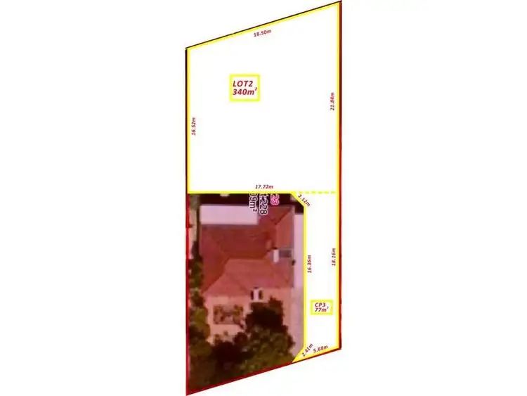 Floorplan of Homely land listing, 23a Scott Road, Wanneroo WA 6065