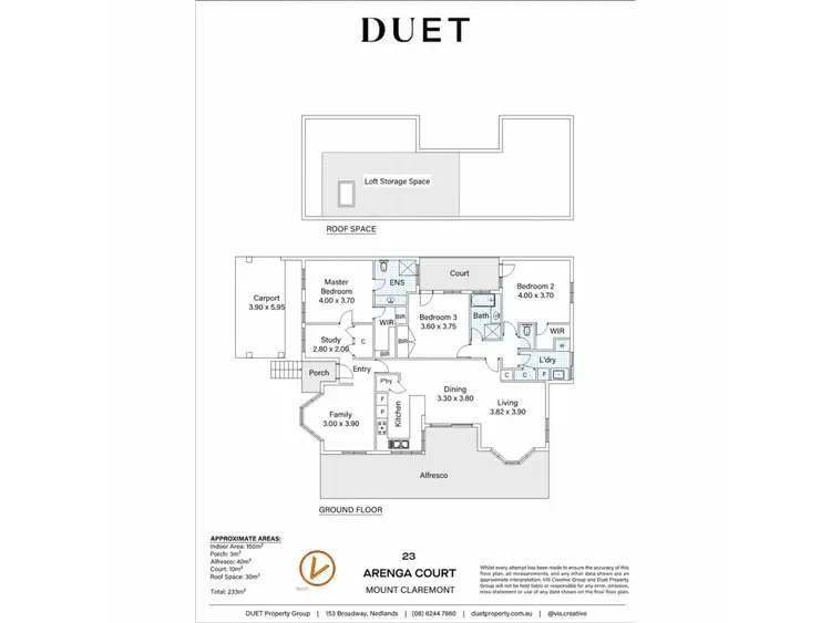 Floorplan of Homely house listing, 23 Arenga Court, Mount Claremont WA 6010