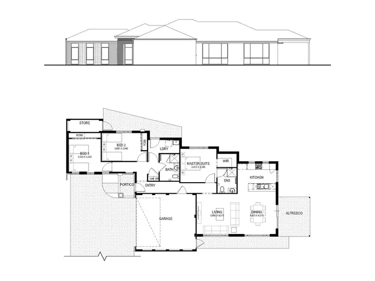 Floorplan of Homely house listing, 21C Escalus Street, Coolbellup WA 6163