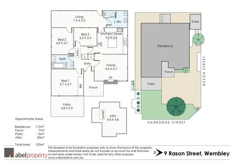 Floorplan of Homely house listing, 9 Rason Street, Wembley WA 6014