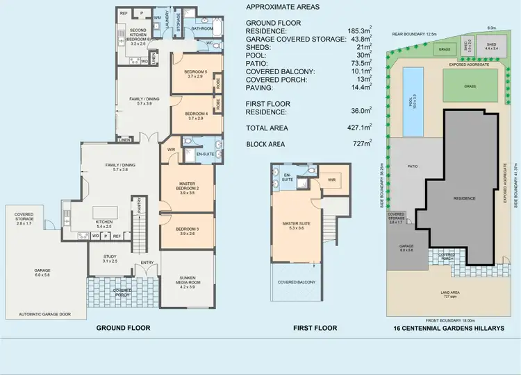Floorplan of Homely house listing, 16 Centennial Gardens, Hillarys WA 6025