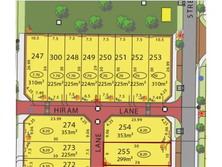 Floorplan of Homely land listing, Ipswich Street, Wellard WA 6170