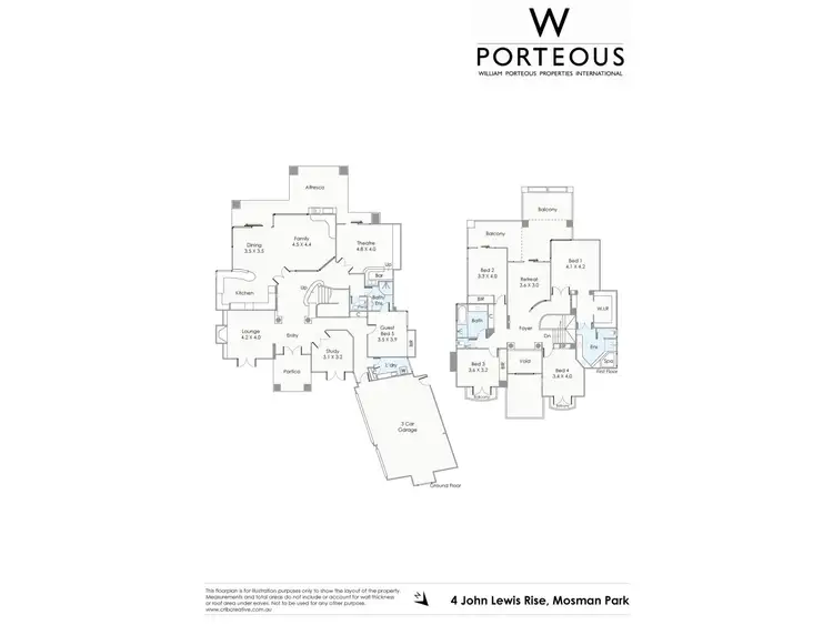 Floorplan of Homely house listing, 4 John Lewis Rise, Mosman Park WA 6012