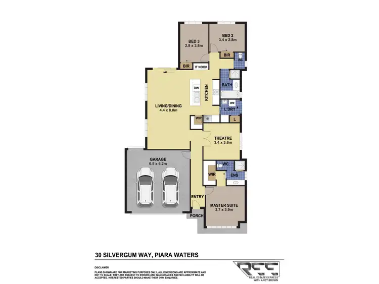 Floorplan of Homely house listing, 30 Silvergum Way, Piara Waters WA 6112