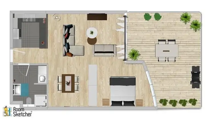 Floorplan of Homely apartment listing, 1G/811 Hay Street, Perth WA 6000