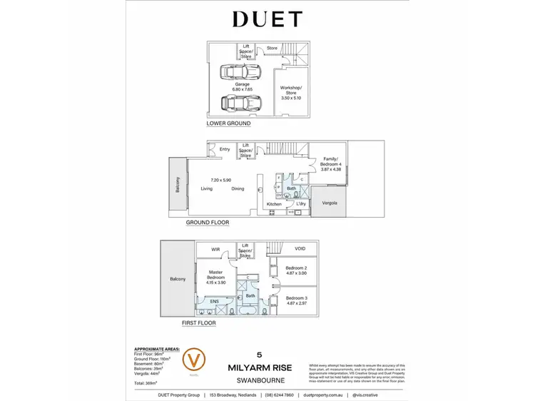 Floorplan of Homely house listing, 5 Milyarm Rise, Swanbourne WA 6010