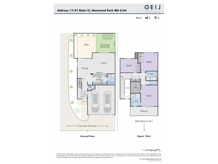 Floorplan of Homely house listing, 11/41 Baler Court, Hammond Park WA 6164