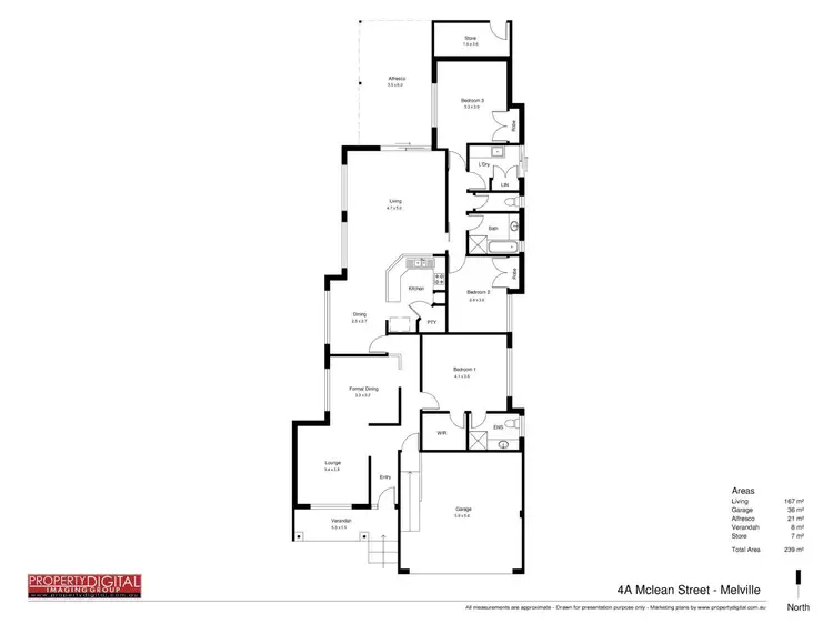 Floorplan of Homely house listing, 4 A McLean Street, Melville WA 6156