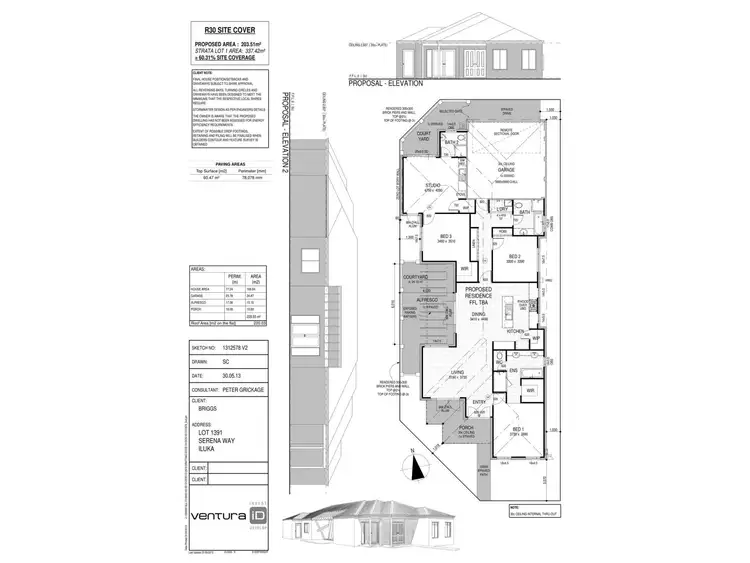 Floorplan of Homely house listing, 28 Serena Way, Iluka WA 6028