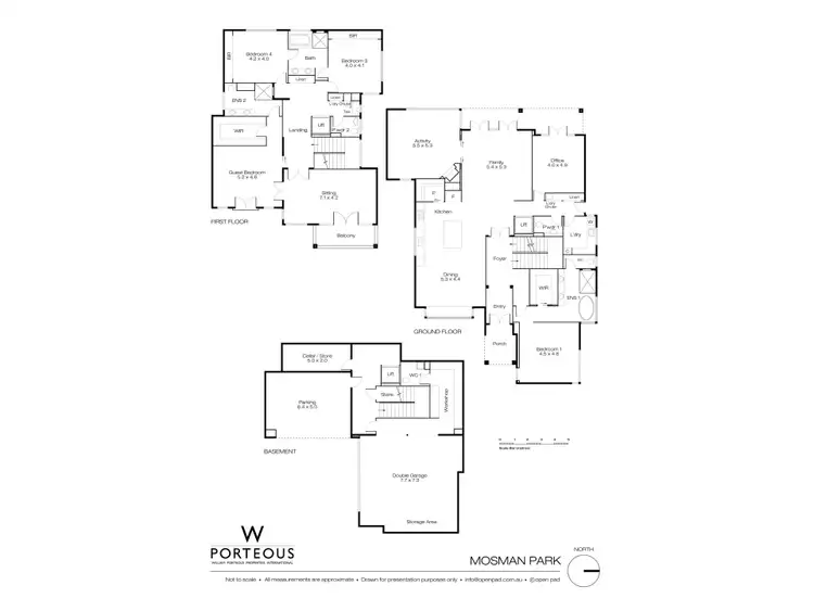 Floorplan of Homely house listing, 22A Bay View Terrace, Mosman Park WA 6012