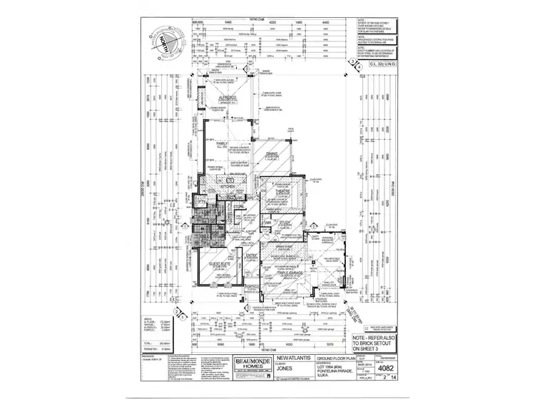 Floorplan of Homely house listing, 34 Fontelina Parade, Iluka WA 6028