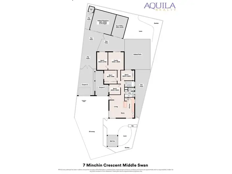 Floorplan of Homely house listing, 7 Minchin Crescent, Middle Swan WA 6056