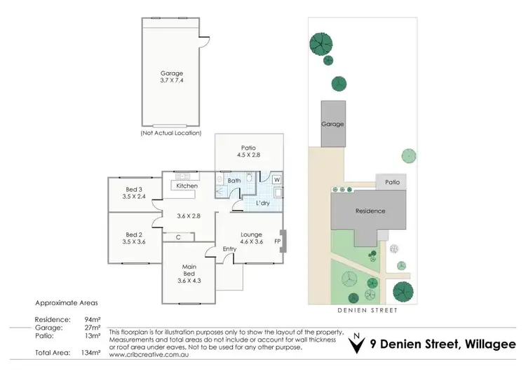 Floorplan of Homely house listing, 9 Denien Street, Willagee WA 6156