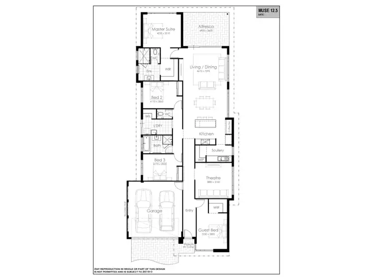 Floorplan of Homely house listing, 50 McDougal Way, Baldivis WA 6171
