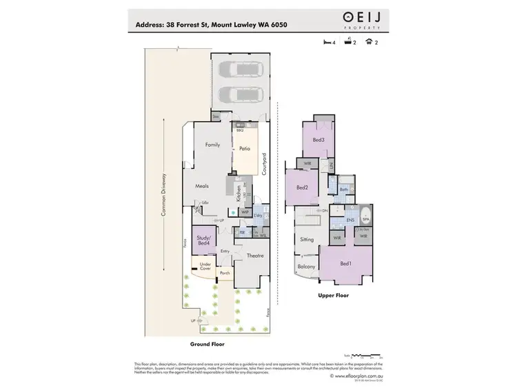 Floorplan of Homely house listing, 38 Forrest Street, Mount Lawley WA 6050