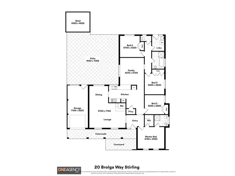 Floorplan of Homely house listing, 20 Brolga Way, Stirling WA 6021