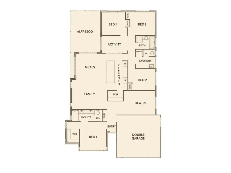 Floorplan of Homely house listing, 176 Badgerup Avenue, Lakelands WA 6180