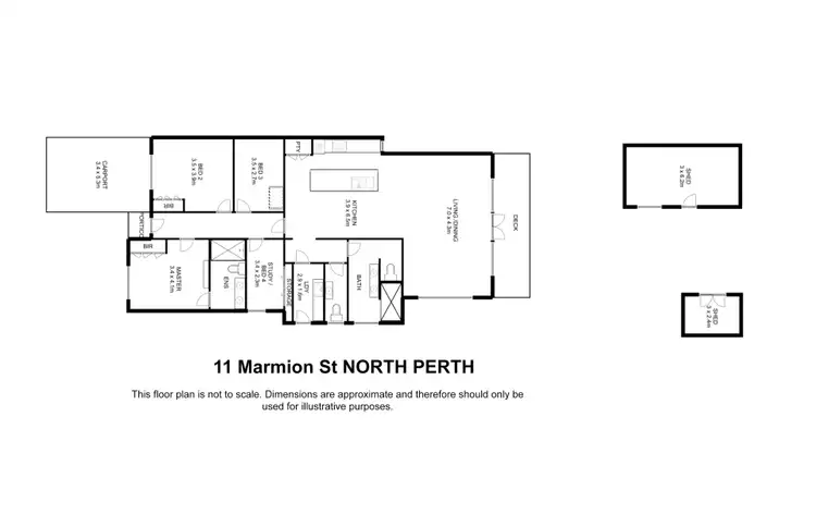 Floorplan of Homely house listing, 11 Marmion Street, North Perth WA 6006
