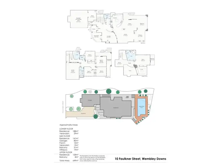 Floorplan of Homely house listing, 10 Faulkner Street, Wembley Downs WA 6019