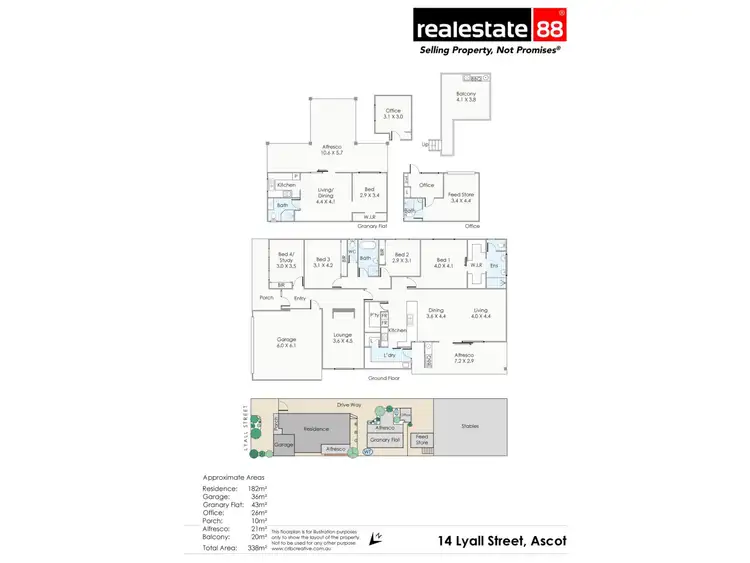 Floorplan of Homely house listing, 14 Lyall Street, Ascot WA 6104